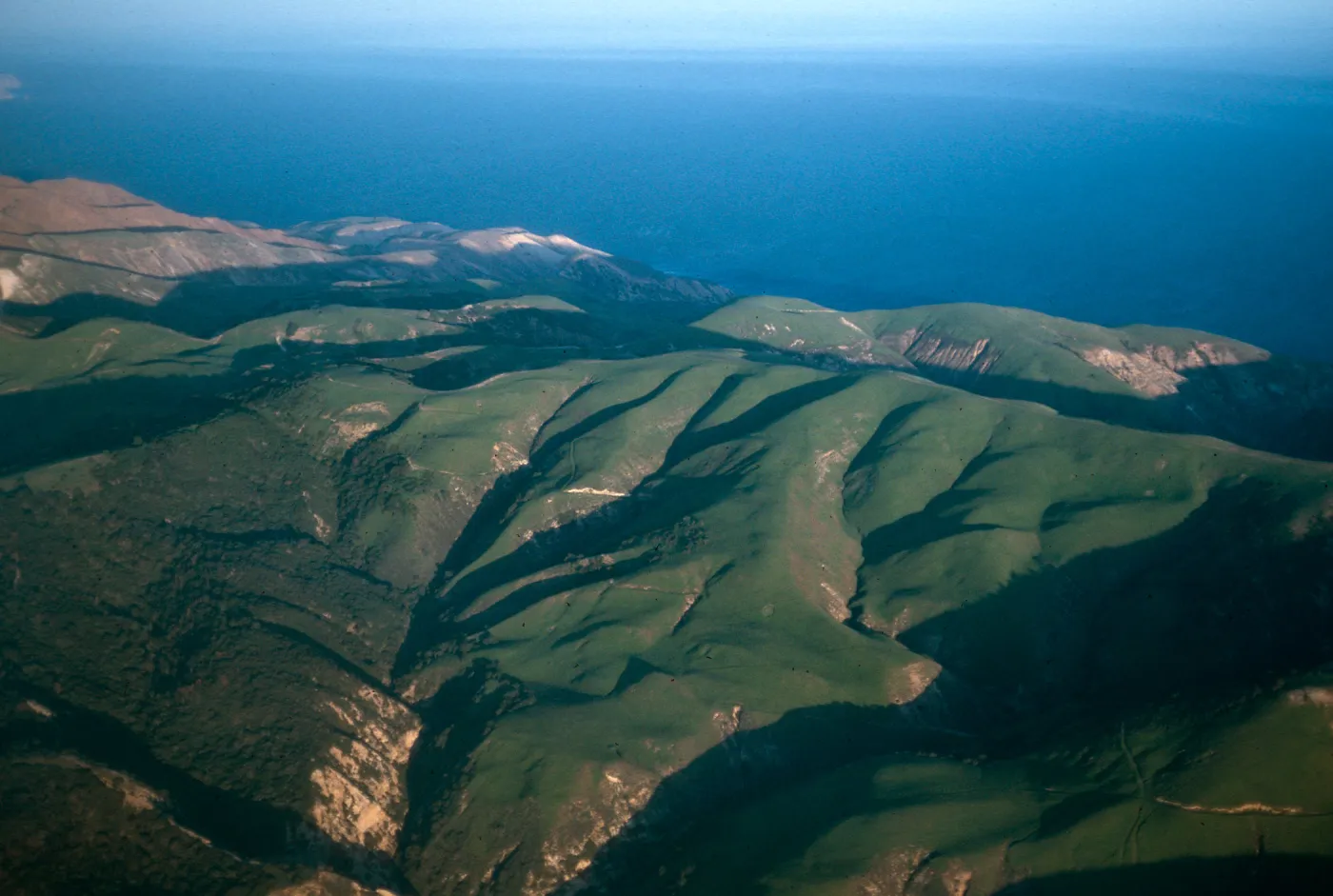 East of navy base, Santa Cruz Island