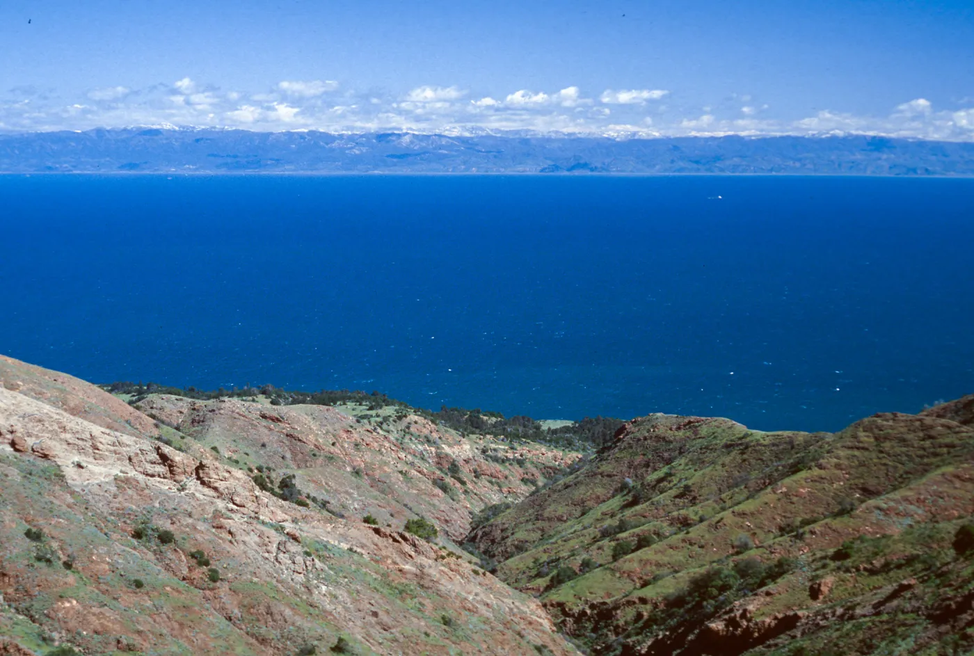 mainland from near Peak 1848 East, Santa Cruz Island