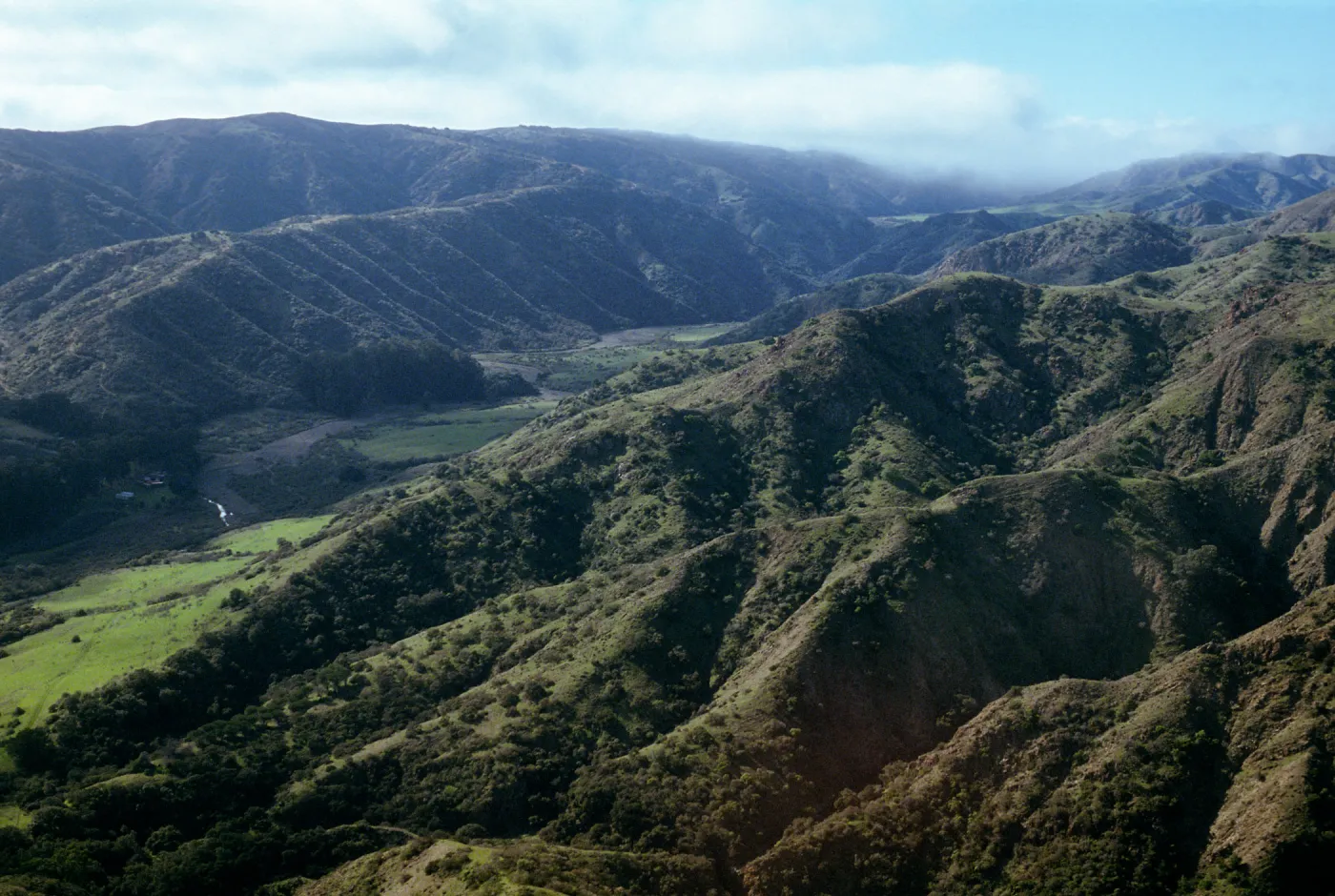 Central Valley, looking West from Islay, Santa Cruz Island