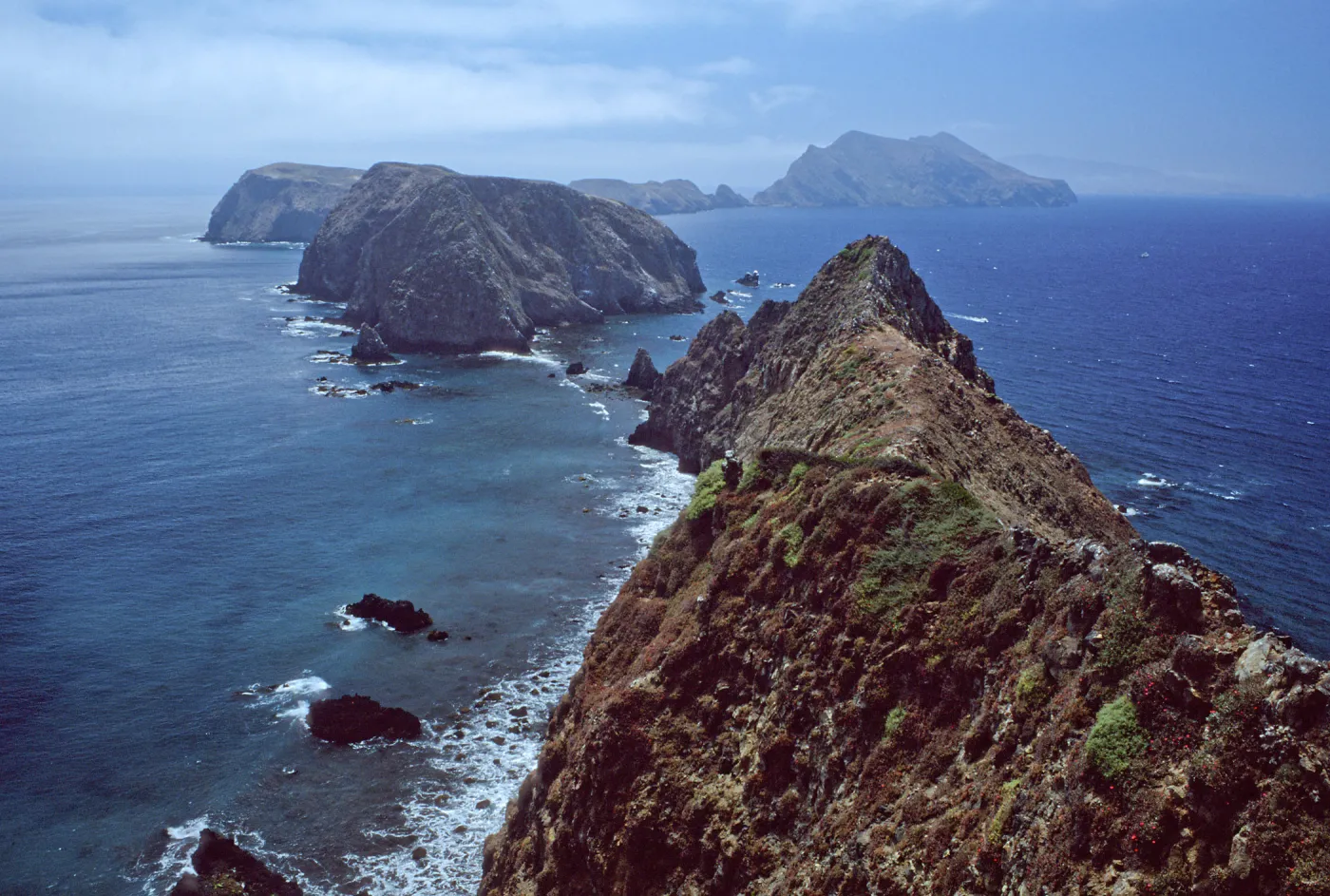 Inspiration Point view - looking West from East Anacapa Island