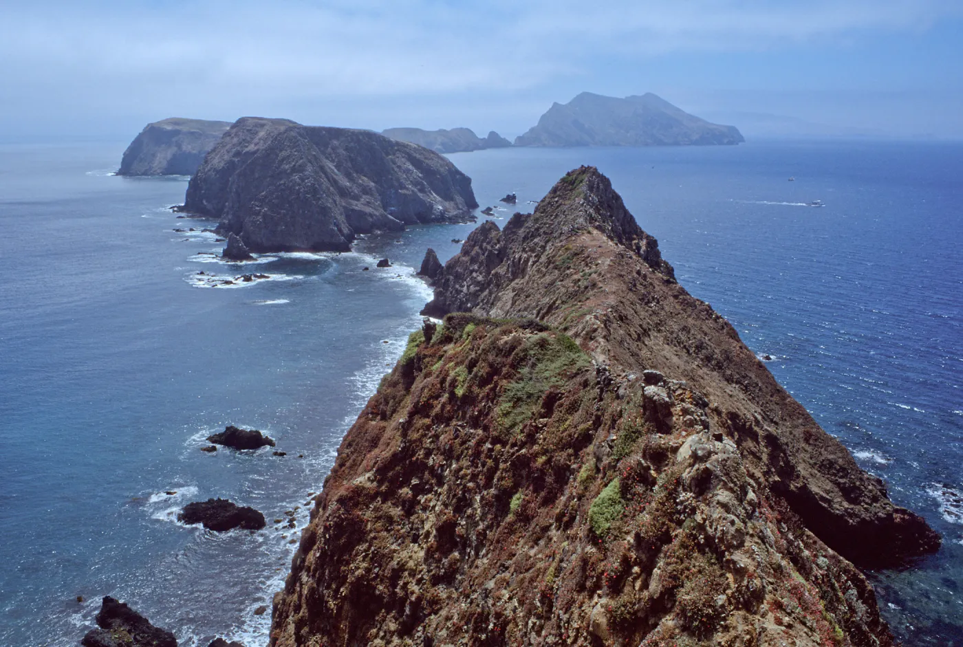 Inspiration Point view - looking West from East Anacapa Island