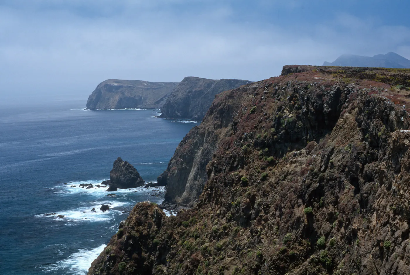 East Anancapa Island--bluffs on S side