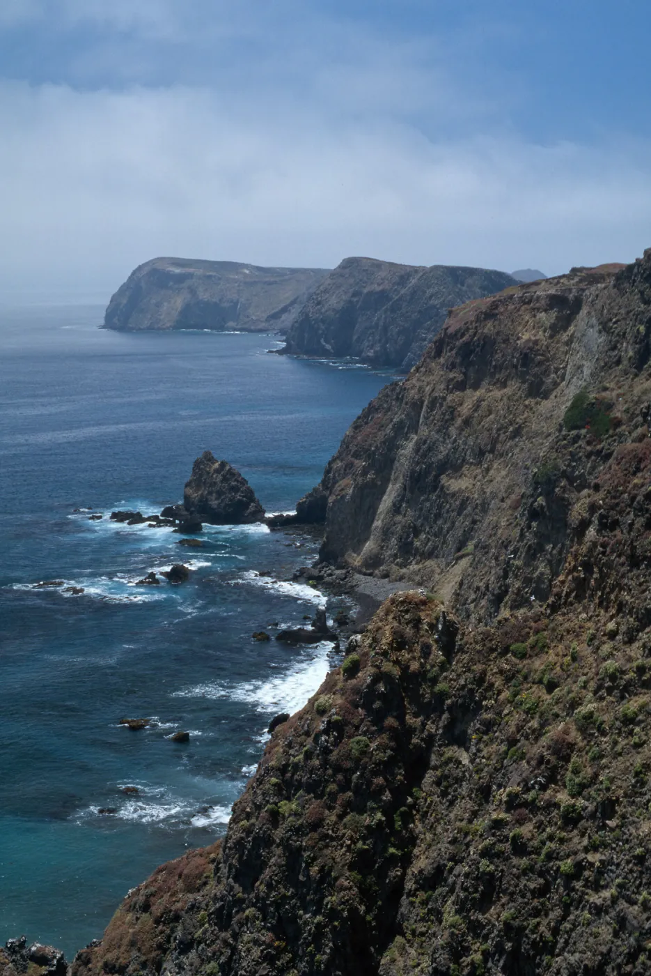 East Anancapa Island--bluffs on S side