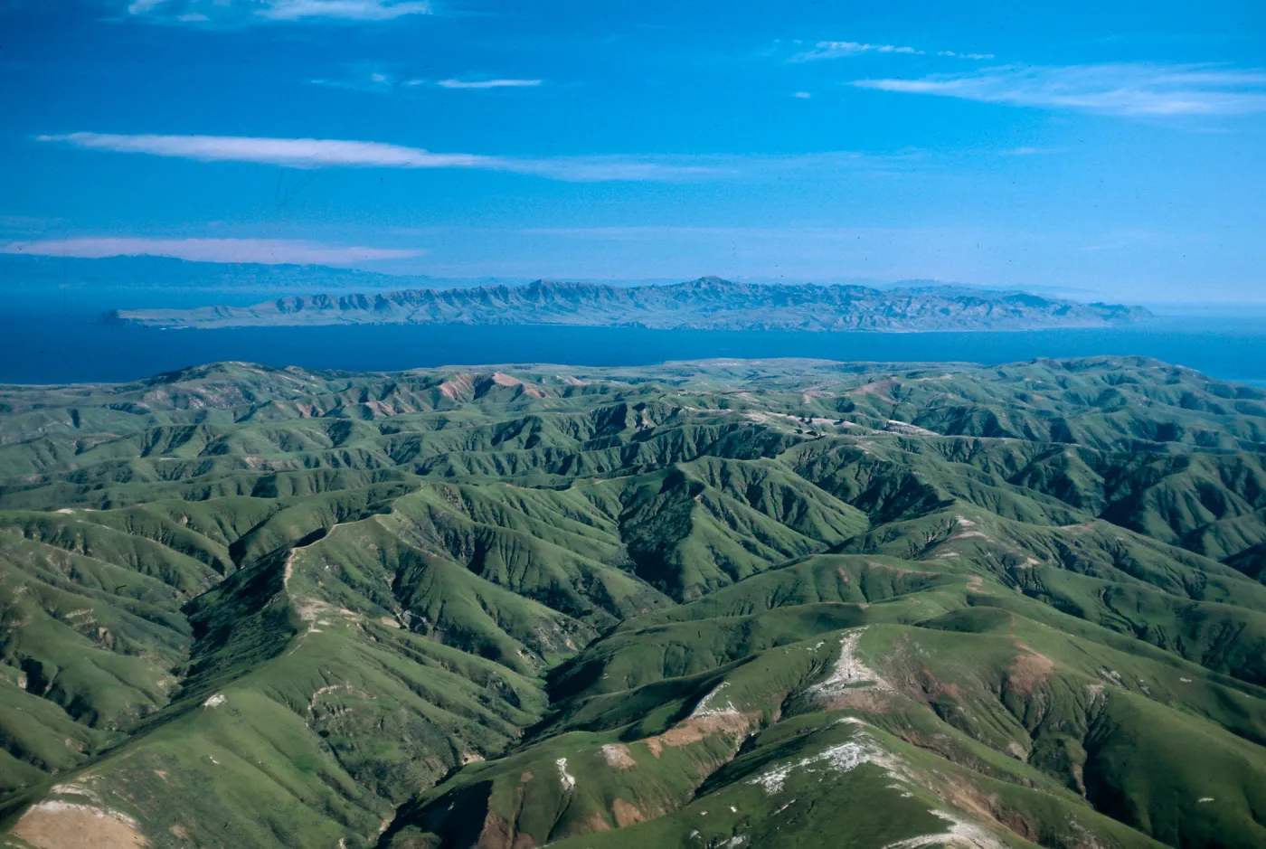 Santa Rosa Island, view of santa Cruz Island