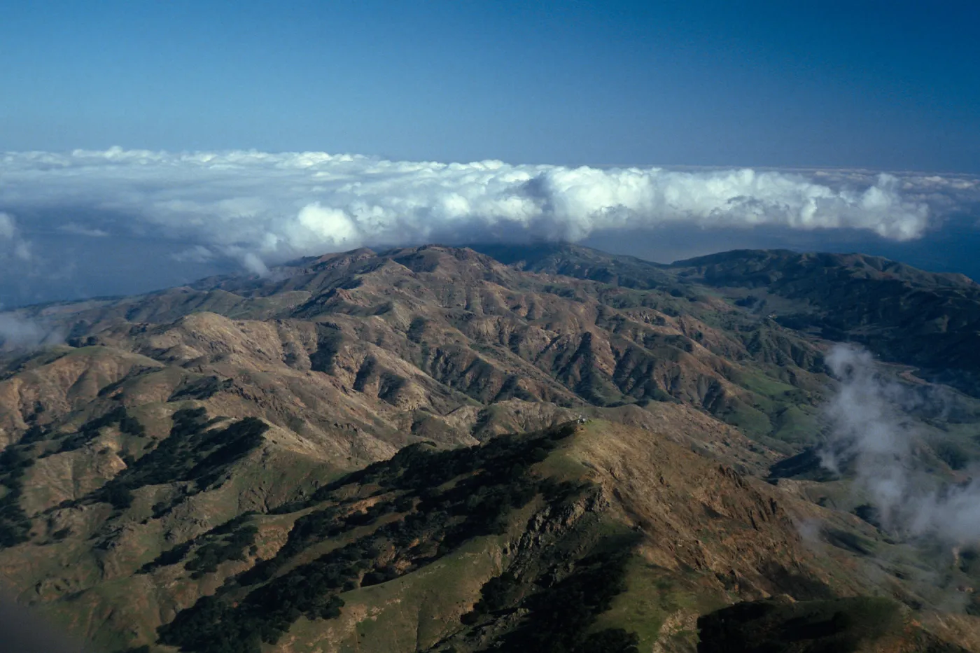 North ridge & Central Valley from Picacho vicinity, Santa Cruz Island