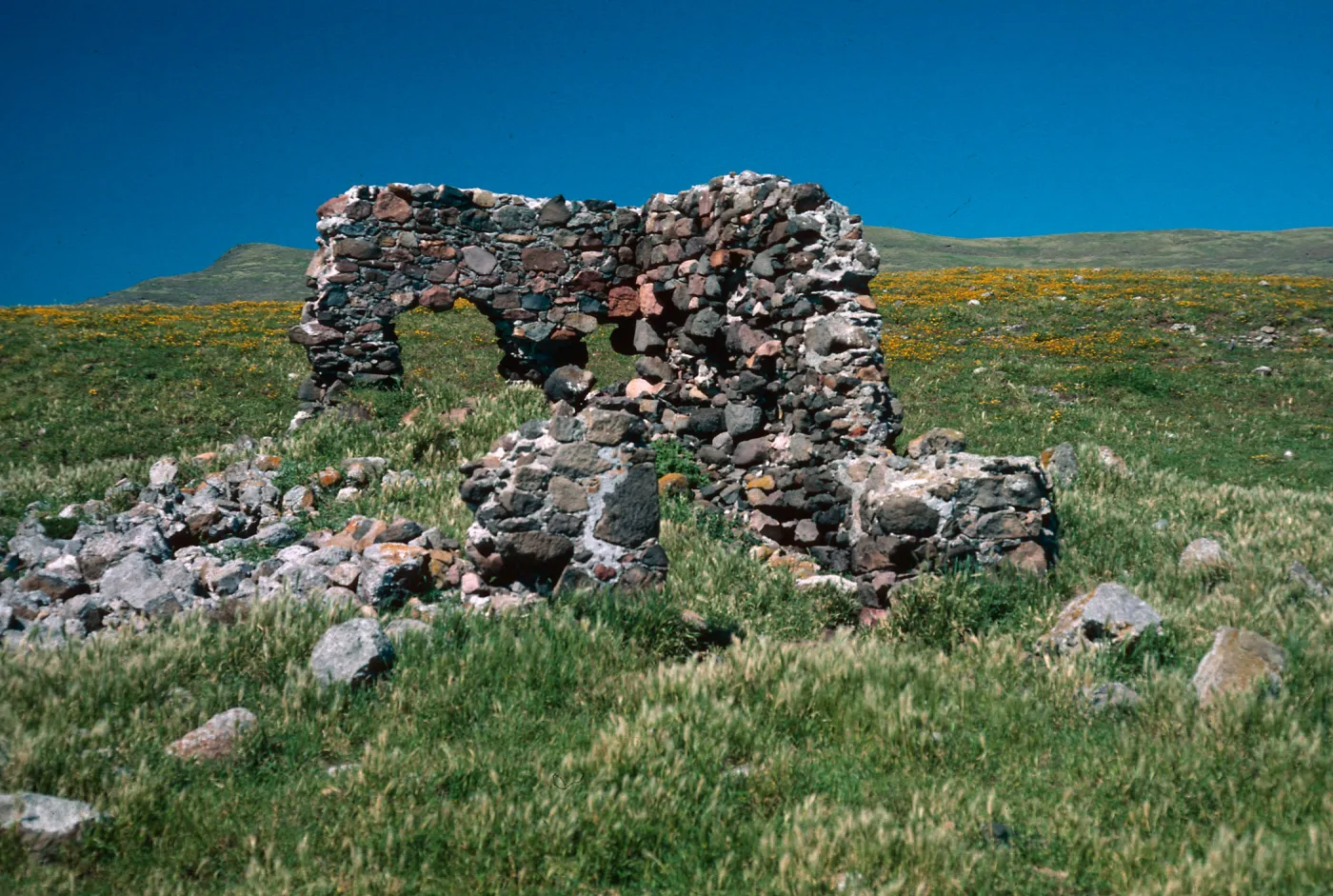 ruins, Campo Punta West, Santa Cruz Island