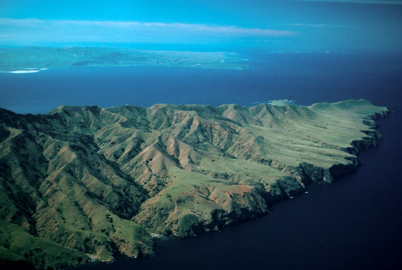 Northwest Shore of Santa Cruz Island, Santa Rosa and San Miguel Islands in the background