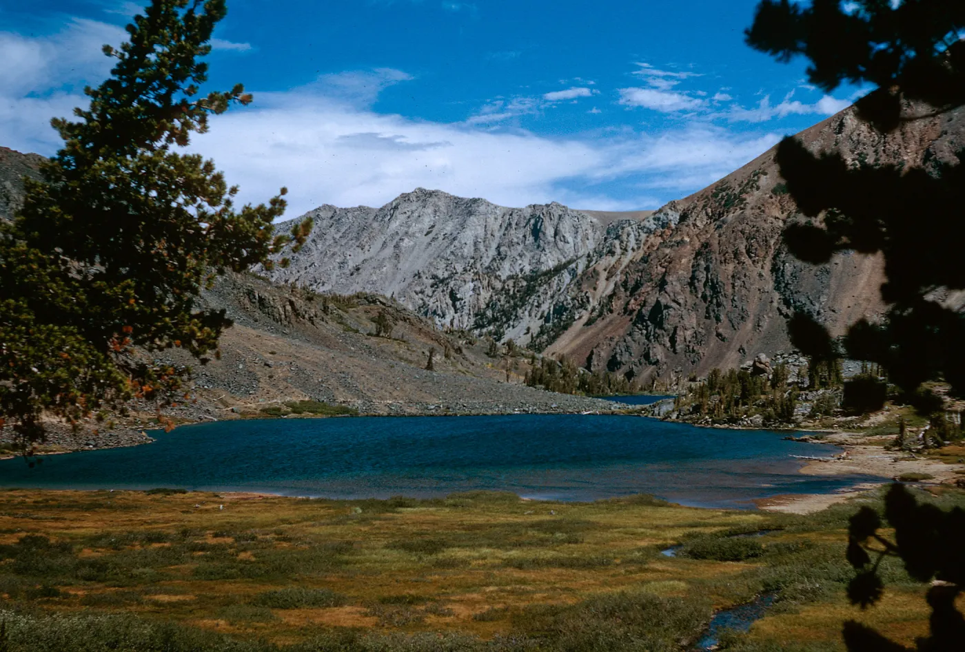upper Hoover Lake from camp, 9/28/1966