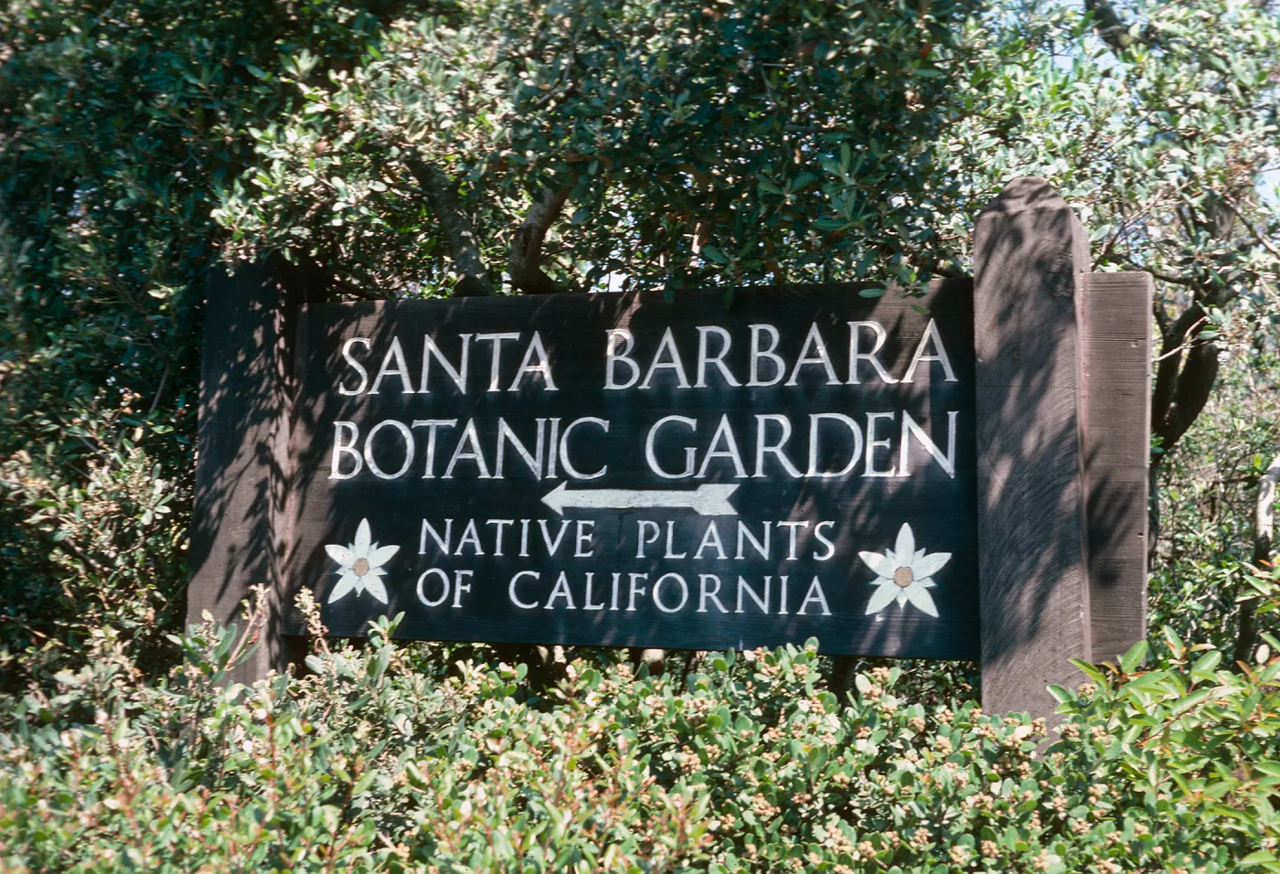 SBBG entrance sign