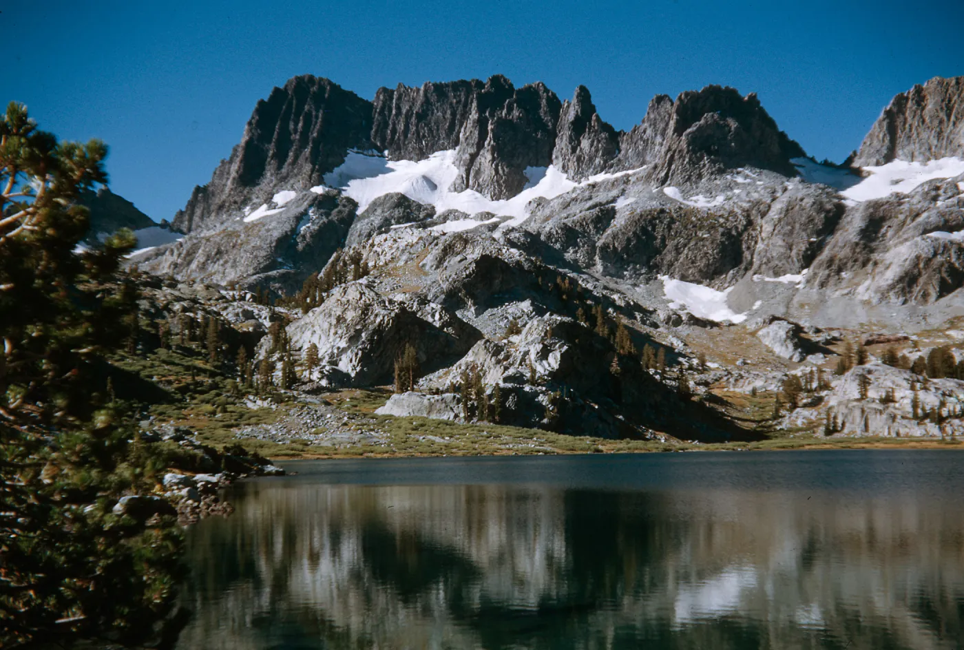 The Minarets from Lake Ediza