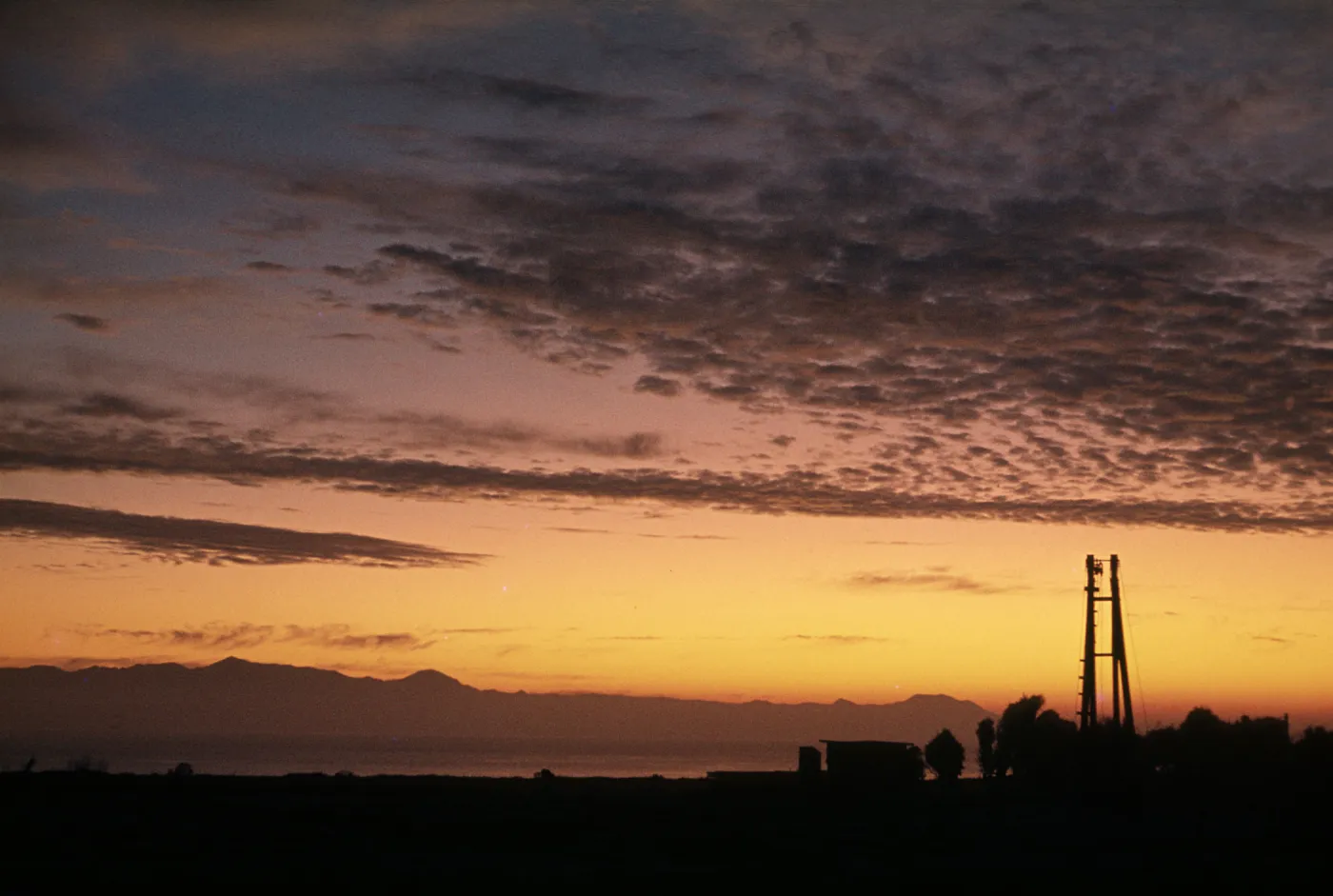 sunrise at Vail Ranch, Santa Rosa Island, Feb. 1965