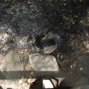 ash after the Jesusita Fire