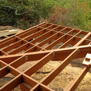 Reconstruction of Home Demonstration Garden deck after Jesusita Fire