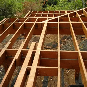 Reconstruction of Home Demonstration Garden deck after Jesusita Fire