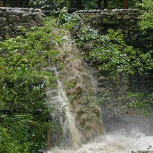 Flooding at Mission Dam