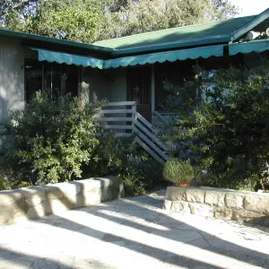 Patio behind the Cottage, Home Demonstration Garden