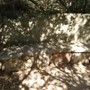 The Pritchett Bench, stone bench