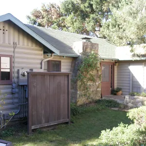 North side of the cottage