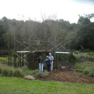 Construction of Toad Hall by Patrick Dougherty