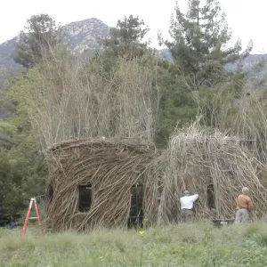 Construction of Toad Hall by Patrick Dougherty