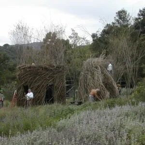 Construction of Toad Hall by Patrick Dougherty