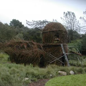 Construction of Toad Hall by Patrick Dougherty