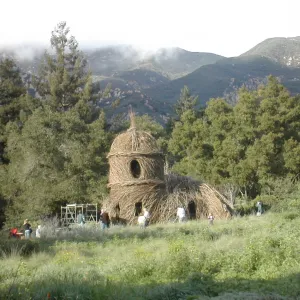 Construction of Toad Hall by Patrick Dougherty
