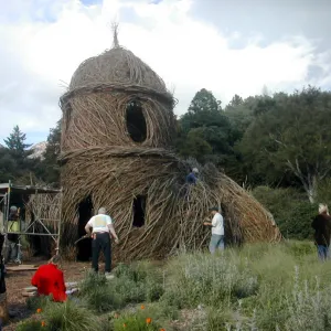 Construction of Toad Hall by Patrick Dougherty