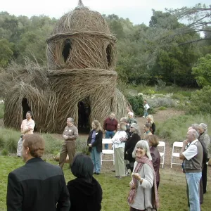 Construction of Toad Hall by Patrick Dougherty