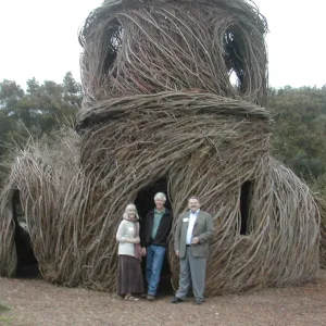 Construction of Toad Hall by Patrick Dougherty