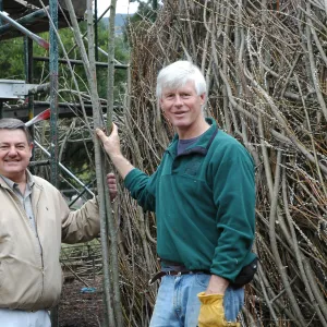 Construction of Toad Hall by Patrick Dougherty