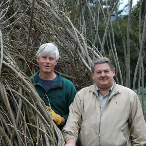 Construction of Toad Hall by Patrick Dougherty