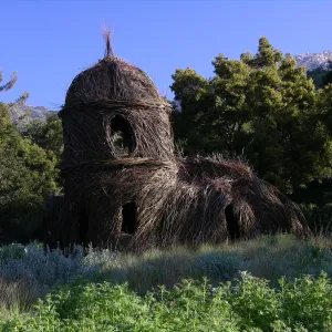 Patrick Dougherty Toad Hall Grand Opening
