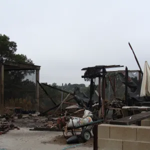 Hort Unit, after the Jesusita Fire