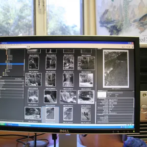 Adobe Bridge view of scanned images, IMLS Digital Image Library Project