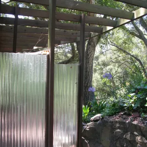 Guild House back porch off living room