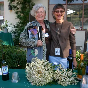 Trees of Santa Barbara book signing 2005, Carol Bornstein and Virginia Gardner