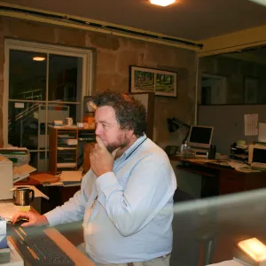 SBBG downstairs library annex interior