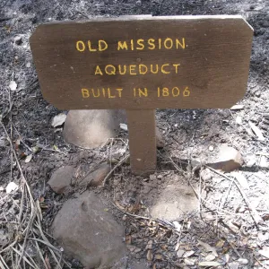 sign not damaged by the Jesusita Fire