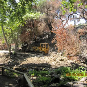 Santa Barbar County flood control, Mission Creek after the Jesusita Fire