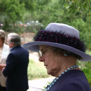 Bliss Luncheon, on the Blaksley Boulder patio. Bettine Wallin