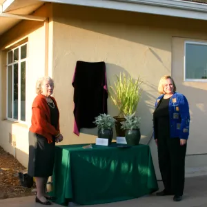 unveiling the Pritzlaff plaque, Dedication event, Pritzlaff fund for plant conservation