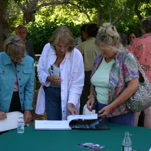 Alice's Garden, book signing at Alice Keck Park Memorial Garden