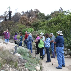 Docent Graduation and Fire Walk after the Jesusita Fire