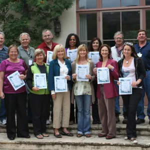Docent Graduation and Fire Walk after the Jesusita Fire