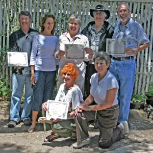 group photo, SBBG Docent Graduation, 2008