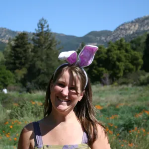 Meghan, SBBG Egg Hunt, 2008
