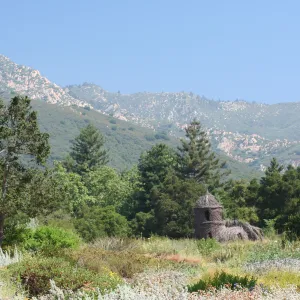 SBBG Meadow view to the Santa Ynez Mountains