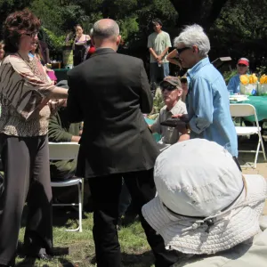 Cherie Welsh, Steve Windhager, SBBG Volunteer Luncheon, 2011