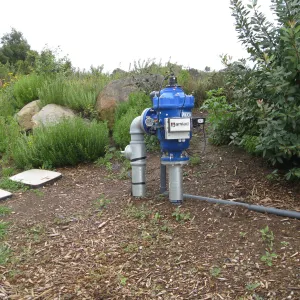 Irrigation valve near top of ridge on Porter trail
